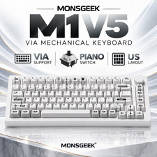 MonsGeek M1 V5 VIA Prototype 75% Wireless Mechanical Keyboard RGB Piano Pro Swit picture