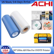 ACHI 30cm*100m AB Film Transfer Sticker For A3 Crystal sticker Printer 2 Rolls picture