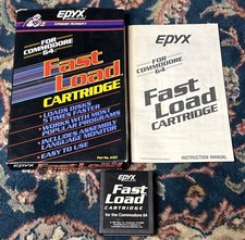 EPYX FAST LOAD CARTRIDGE COMMODORE 64 C64 DISK SPEED LOADER BOXED MANUAL picture