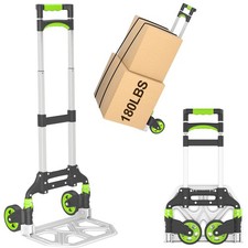 Folding Hand Truck 180lb Lightweight Portable Dolly Cart Telescopic Handle Home picture