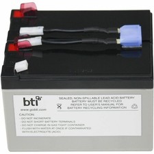 BTI Replacement 2-Cell 12V UPS Battery For Select APC APCRBC142-SLA142 picture