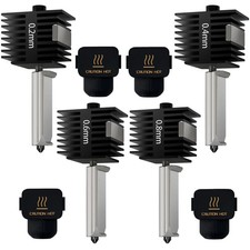 4 PCS A1 Mini/A1/A2L Hotend Kits 0.2/0.4/0.6/0.8MM Hardened Steel Nozzle picture