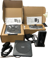 Cisco 6825 IP DECT Bundle with MultiCell Base CP68253PCBUNNA lot of 2 G1N picture