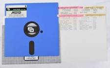 Vtg Fuji Computer Floppy Disk - Atari, Untested, As-Is (Roulette, Poker) picture