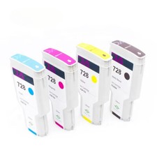 4PC For HP 728 Compatible Ink Cartridge with Chip for HP Designjet T830 T730 picture