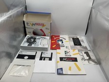 Vintage Logitech Pilot Mouse Serial Version Trackball Model M-MD15 W/Orig. Box picture