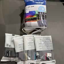 Brother Genuine LC4014PKS BK,C,M,Y Standard Yield 4Pack Ink CartridgesBox Damage picture