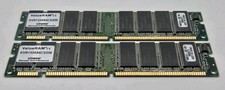 Lot of 2 Kingston ValueRAM 256MB PC133 SDRAM 168-Pin DIMM KVR133X64C3/256 RAM picture
