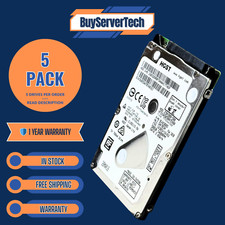 Lot of 5 HGST 500GB 2.5