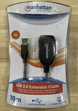 Manhattan 150248 Hi-Speed USB Active Extension Cable, 33 ft., Daisy Chainable picture