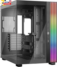 Light Base 600 DX Black PC Case Fully Windowed Front and Side Panel Dual Chamber picture