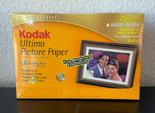 Kodak Ultima Picture Paper 4x6 High Gloss 100 Sheets (4x25) New Sealed picture