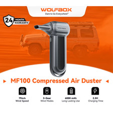 WOLFBOX MegaFlow100 Electric Air Duster 150000RPM Rechargeable Turbo Blower picture