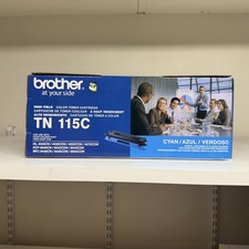 Genuine Brother TN-115C High Yield Cyan Laser Toner - NEW SEALED - CYAN ONLY picture
