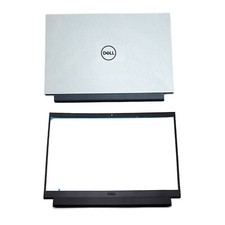 0W9XD4 W9XD4 For Dell G15 5510 5511 5515 Top Lid Rear Back Cover+ Bezel White US picture