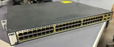 Cisco Catalyst (WS-C3750G-48PS-S) 48 Ports PoE Gigabit Ethernet Switch picture