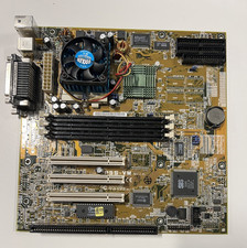 ASUS P5S-VM Socket 7 Motherboard ISA SDRAM + Cooler REV 1.01 picture