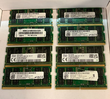 LOT OF (8)  MIX DDR5 SODIMM 16GB, 1Rx8  PC5-5600B SK hynix Micron picture