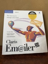 Claris Emailer Software 2.0 CD Software New Factory Sealed Vintage For Mac OS picture