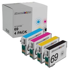4 set T069 BLACK COLOR Ink Cartridge for Epson T0691 CX7400 CX9475fax CX8400fax picture