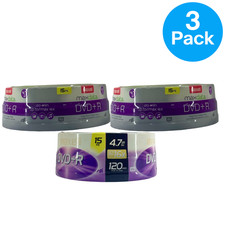 Maxell Maxdata DVD+R 4.7GB 16x Recordable Media Spindle 15 Count 3 Pack New picture