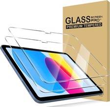 (2 Pack) Apple iPad 10th Gen 2022 10.9 INCH HD Premium Tempered Screen Protector picture
