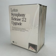 Lotus Symphony Release 2.2 Upgrade 5.25” Disks 1990 New Sealed picture