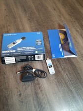 Linksys By Cisco RangePlus Wireless Network USB Adapter WUSB100 w/ USB Hub picture