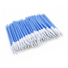 200 Pcs Cleaning swabs, Lint Free High Density Foam Sponge Lab Tip Swab Blue picture