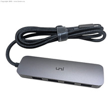 Uni USB C to USB Hub Multiport Adapter, Aluminum 4 Ports picture