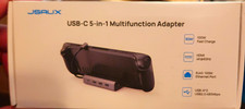 ​JSAUX 5 in 1 USB C Docking Station Steam Deck ROG Ally 4K HDMI 100W HB0602 picture