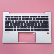 New Palmrest Upper Case US Non Backlit KB For HP Probook 440 445 G8 M23770-001 picture
