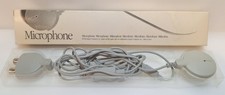 Apple Microphone Vintage 1990 Model 590-0617-A AUX Original Box Gray Japan Mac  picture