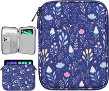 8-9 Inch Tablet Sleeve Bag Carrying Case MuZhi Blue Fits IPad Mini 7th/6th 8.3
