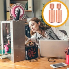 Bi-Metal Heatbreak for 3D Printer Copper Alloy Reusable Rose Gold picture