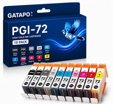Compatible PGI-72 10PK High-Yield Ink - For  Pixma Pro-10 Pro-10S Printers picture