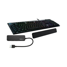 Logitech G G815 LIGHTSYNC Gaming Keyboard GL Tactile with Palm Rest and Hub picture