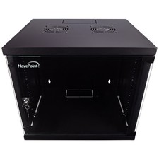 NavePoint Basic IT Wall Mount Network Server Data Cabinet Rack Glass Door picture