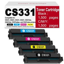 ** NEW Lexmark Toner | Black/Color | With Chips | Compatible | 4-Pack picture
