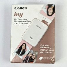 NEW  Canon Ivy Mini Photo Printer 2nd Generation White And Rose Gold (Open Box) picture