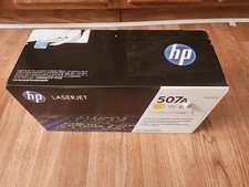 Genuine HP 507A Yellow Toner Cartridge CE402A OEM - New Blemished Box picture