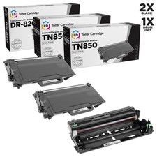 LD Compatible Brother TN850 / DR820 Toner & Drum Unit 3PK (2 Toners & 1 Drum) picture