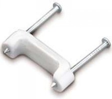 PS-75 Insulated Staples ¾ Inch Secures Romex UF & NM Non-Metalic Cable Polyet... picture