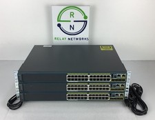 LOT OF 3 Cisco WS-C2960S-24PS-L 24x GB RJ45 PoE+ 4x 1 Gig SFP Ports picture