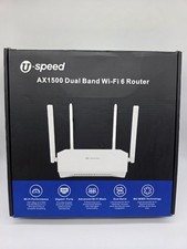 U-speed AX1500 WiFi 6 Router 1500Mbps Gigabit Dual Band Wireless Network Router picture
