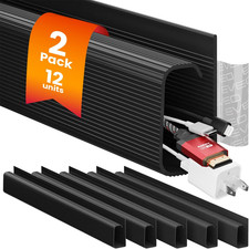 EVEO Cable Management under Desk Kit (12 Units) - under Desk Cable Management Co picture