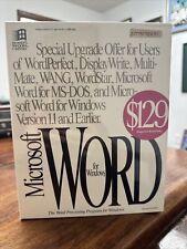 Microsoft Word  2.0 5.25
