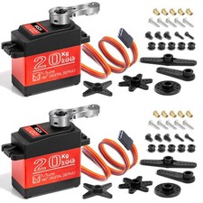 Miuzei 20KG Servo Motor High Torque Metal Gear Digital for 1/10 RC Car 2Pcs 2 picture