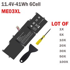 LOT ME03XL Battery For HP Stream 11-d010nr 11-d010wm Series Ultrabook 787089-541 picture