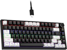 GM326 75% Percent Mechanical Keyboard,Wired Mini Backlit Hot Swappable picture